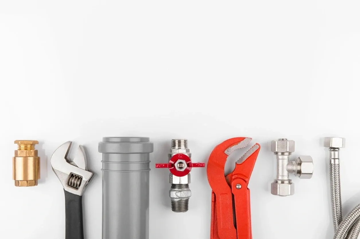 Plumbing work background