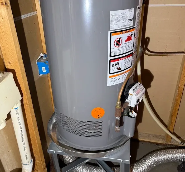 Licensed plumber providing residential plumbing service in an Atlanta home